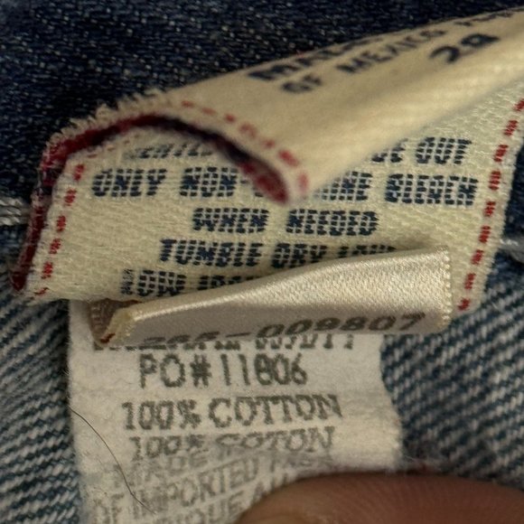 True Religion Y2K 100% Cotton Straight Fit Women's Jeans Denim Blue - Size 29 - Picture 6 of 9